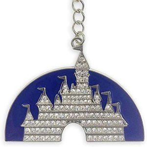 Disney Fantasyland Castle Icon Fair Bag Charm Keychain